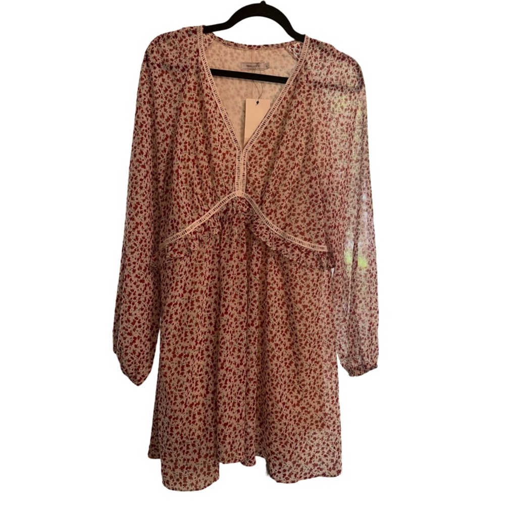 Vera & Lucy Long Sleeve Babydoll Dress